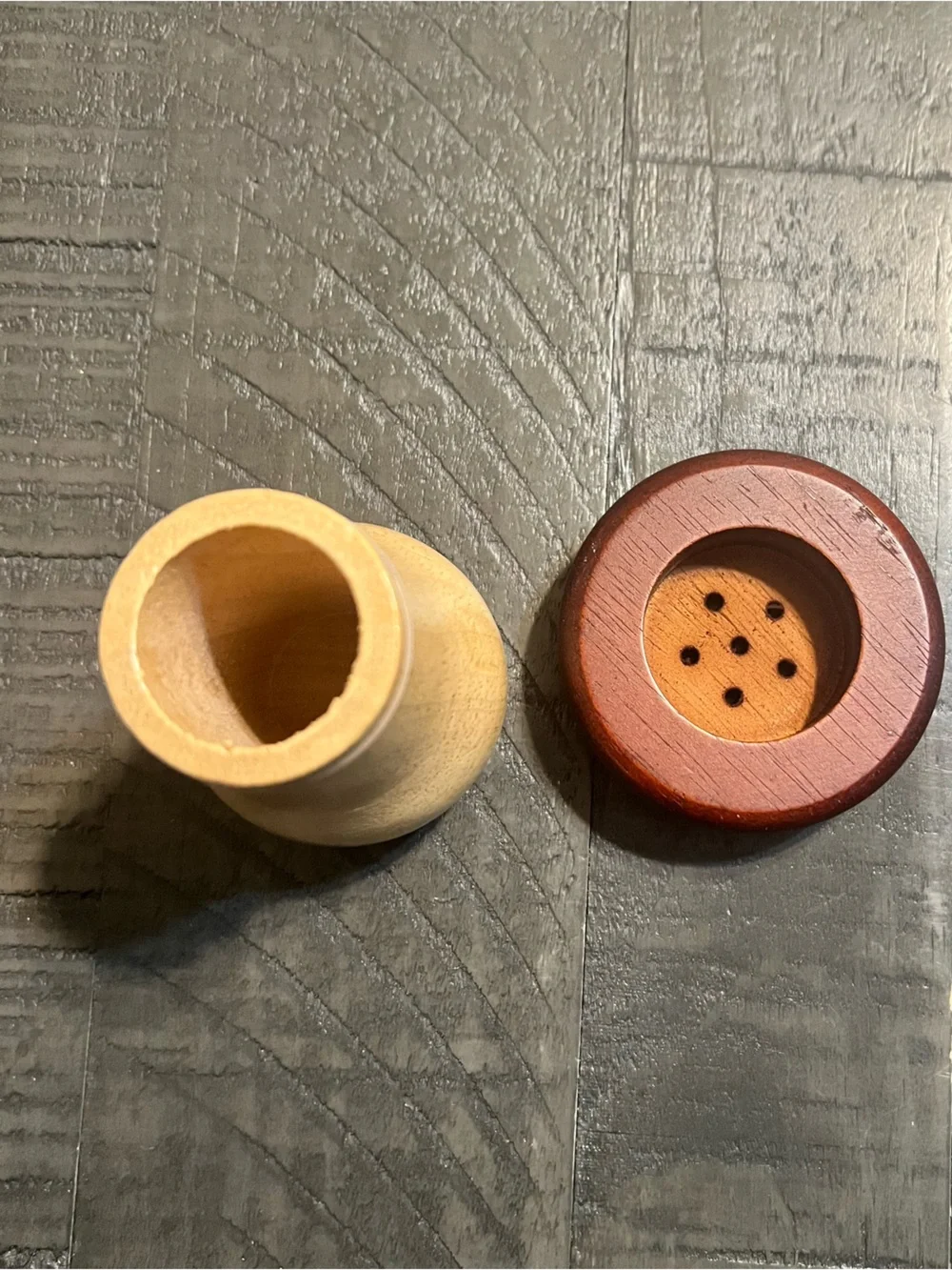 Mushroom Toothpick Holder Wooden Mushroom Shape Toothpick Dispenser